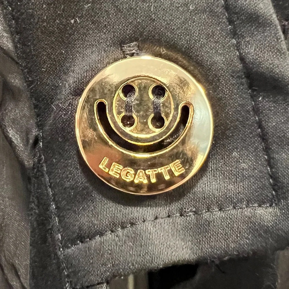 Legatte Vintage Sheer Black Embroidered Long Line Vest. Size 10. - Picture 8 of 16